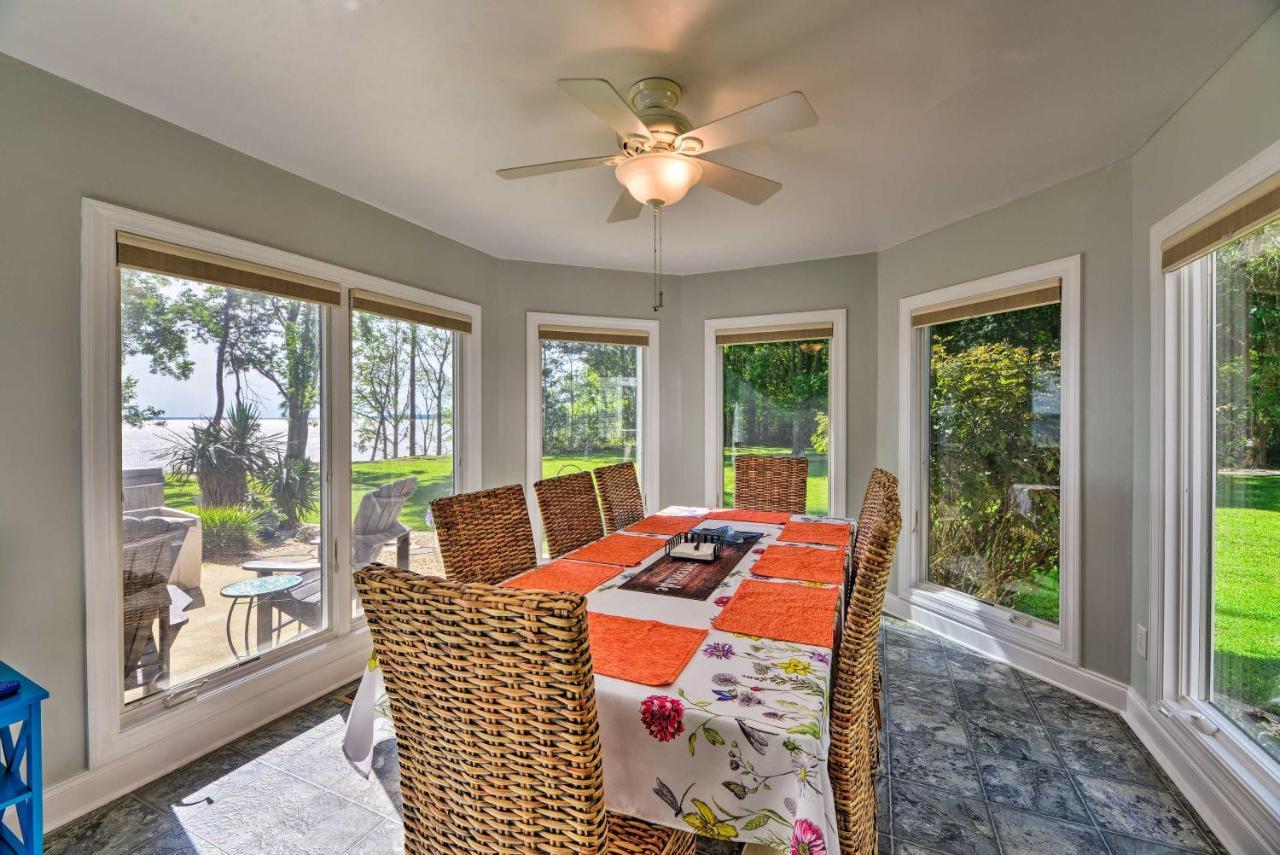Bayfront Blounts Creek Home Private Beach And Dock! Whichard Beach Exterior photo